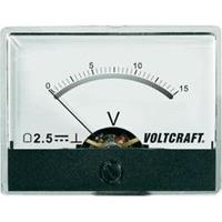 Voltcraft AM-60X46/15V/DC Inbouwmeter AM-60X46/15 V/DC 15 V Draaispoel
