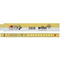 Wiha Duimstok meetinstrument  410 2001 metrisch 10 delen (geel) 15mm/2 meter 27055
