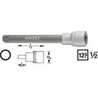 HAZET Schraubendrehereinsatz einzeln Innen Vielzahn Profil XZN Vierkant hohl 12,5 mm M12 mm Steckschlüsseleinsatz