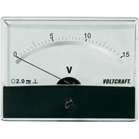 Voltcraft AM-86X65/15V/DC Inbouwmeter AM-86X65/15V/DC 15 V Draaispoel