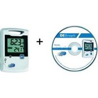 Dostmann electronic Multi-Datenlogger LOG20 Set Messgröße Temperatur, Luftfeuchtigkeit Y08289