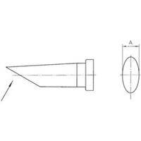 Weller LT-BB Lötspitze Rundform, lang, abgeschrägt Spitzen-Größe 2.4mm Inhalt 1St. S66935