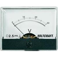 Voltcraft AM-60X46/30 V/DC Inbouwmeter AM-60X46/60 V/DC 30 V Draaispoel