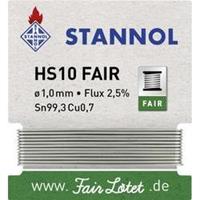 Stannol HS10-Fair Lötzinn Wickel Sn99.3Cu0.7 5g 1.0mm W915201