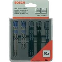 Bosch 2607010148 10tlg. Decoupeerzaagblad set hout en metaal