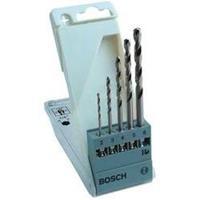 Bosch HSS Metall-Spiralbohrer-Set 5teilig geschliffen DIN 338 1/4  (6.3 mm) 1