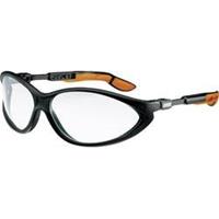 Uvex CYBRIC 9188175 Veiligheidsbril Incl. UV-bescherming Zwart, Oranje DIN EN 166-1, DIN EN 170