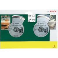 Bosch Diamanttrennscheiben für Fliesen und Baumaterial, Durchmesser: 115 mm, 2er-Pack