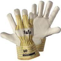 Top-Rindnarbenleder-Handschuhe SAFE beige / gelb, VE 12 Paar Größe 10,5 (XL)