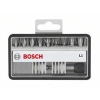 Bosch Schrauberbit-Set Robust Line L Extra-Hart, 18+1-teilig, 25mm, PH, PZ, T, LS, HEX