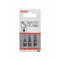 Bosch Schrauberbit-Set Extra-Hart, 3-teilig, T8, T10, T15, 89 mm