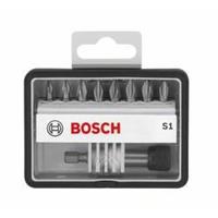 Bosch Schroefbitset Robust Line S Extra Hard, 8 + 1-delig, 25 mm, PZ