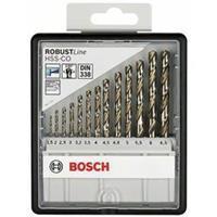 Bosch 2607019926 HSS Metall-Spiralbohrer-Set 13teilig Cobalt DIN 338 Zylinderschaft 1 Se W02581