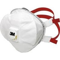 3M™ - Atemschutzmaske 8835+, FFP 3, 4-Punkt, weiß, 5 Stück weiß