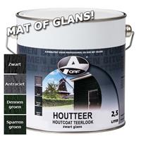 OAF Houtteer (Houtcoat Teerlook) Glans Antraciet 750 ml