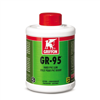 Griffon pvc lijm GR-95 250 ml incl kwast 1 liter