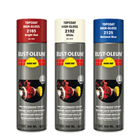 Rust-oleum - hard hat Deckschicht RAL3000 - Feuerrot 500ml, schnelltrocknendes Industrielack-Spray - Rot