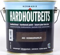 Hermadix Hardhoutbeits 463 donker grijs 2500 ml