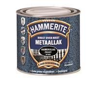 Hammerite Direct over Roest metaallak hamerslag zilvergrijs 250 ml