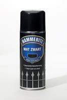 Hammerite mat zwart spuitbus 400 ml