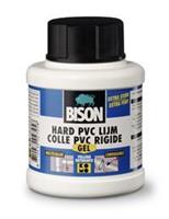 Bison hard pvc lijm gel flacon 250 ml + applicator
