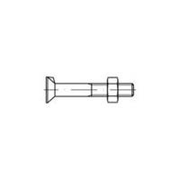 toolcraft Verzonken schroeven met neus M12 90 mm Buitenzeskant (inbus) DIN 604 Staal 50 stuks