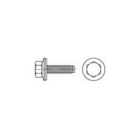 toolcraft Fassadenschrauben 6.3mm 75mm Außensechskant 88276 Edelstahl A2 200St.