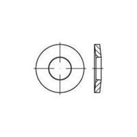 Veerringen Binnendiameter: 5 mm DIN 6796 RVS 1000 stuks