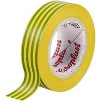 Coroplast Isolatietape Groen-geel (l x b) 25 m x 19 mm Acryl Inhoud: 1 rollen