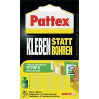 Pattex Dubbelzijdige tape (l x b) 40 mm x 20 mm Inhoud: 10 stuks