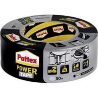 Pattex Pattex Power Tape Textieltape Zilver (l x b) 50 m x 50 mm Rubber Inhoud: 1 rollen