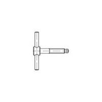 Knevelschroeven M10 60 mm DIN 6304 Staal gepolijst 1 stuks