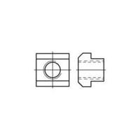 T-gleufsteen M14 18 mm DIN 508 Staal 10 stuks toolcraft 107989