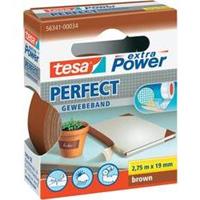 TESA Tesa Extra Power Textieltape Bruin (l x b) 2.75 m x 19 mm Rubber Inhoud: 1 rollen