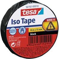 TESA Isolatietape Zwart (l x b) 10 m x 15 mm Inhoud: 1 rollen