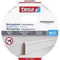 tesa Powerbond Montageband für Tapete/Putz, 19 mm x 5,0 m