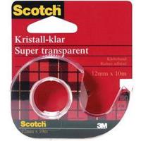 3M Scotch Crystal Clear 600 Plakband Transparant (l x b) 10 m x 12 mm Inhoud: 1 rollen
