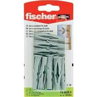 Fischer 53284 Universele pluggen FU 6x35 K Universele kunststof pluggen van nylon 8 mm 12 stuks