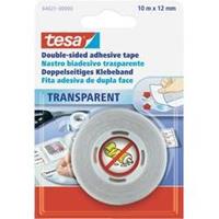 TESA Tesa Dubbelzijdige tape Transparant (l x b) 10 m x 12 mm Inhoud: 1 rollen
