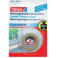 TESA Powerbond montagetape 1,5mx19mm transparant