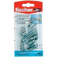Fischer 15158 Gipskarton-/gipsvezelplaatpluggen GKM 8 mm 10 stuks
