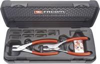 Facom 470 Borgtangenset Puntvorm Recht, 90° haaks, 45° gebogen 870 g