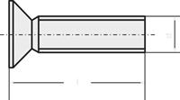 toolcraft 839917 Verzonken schroeven M3 12 mm T DIN 965 RVS A2 100 stuk(s)