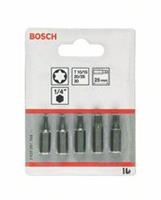 Bosch 5-delig bitset Extra Hard (Torx®) T 10; T 15; T 20; T 25; T 30; 25 mm