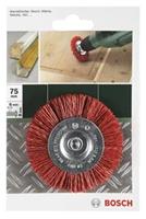 Bosch Schijfborstels voor boormachines - nylondraad met korund schuurmiddel K80, 100 mm diameter = 100 mm Schacht-Ø 6 mm 2609256537 1 stuk(s)