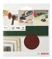 Schuurpapier voor schuurschijf ongeperforeerd Korrelgrootte 60, 120, 180 (Ãƒ) 125 mm Bosch 2609256B47 1 set
