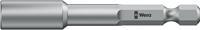 Dopsleutel-machinebit Aandrijving (schroevendraaier) 1/4" (6.3 mm) 65 mm Wera 869/4 M 05060265001