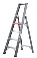 Altrex Alu-Stufenstehleiter, einseitig begehbar mit Ablageschale 4 Stufen, Arbeitshöhe 2950 mm