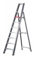 Altrex Alu-Stufenstehleiter, einseitig begehbar mit Ablageschale 7 Stufen, Arbeitshöhe 3650 mm