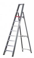 Altrex Alu-Stufenstehleiter, einseitig begehbar mit Ablageschale 8 Stufen, Arbeitshöhe 3900 mm